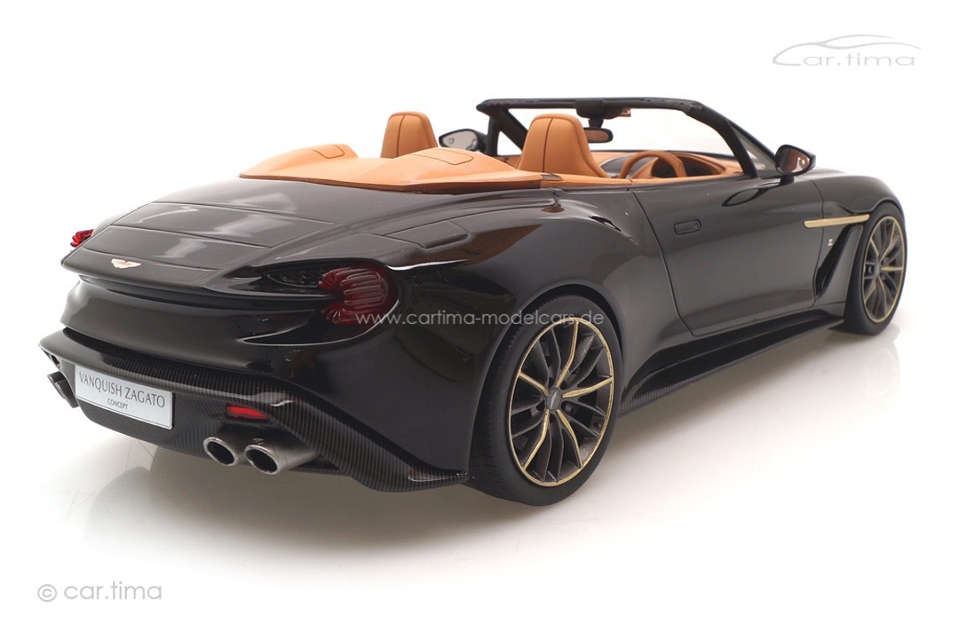 Aston Martin Vanquish Zagato Volante Scorching Black TopSpeed 1:18 TS0216