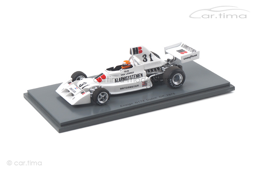 Ensign N174 GP Niederlande 1975 Gijs van Lennep Spark 1:43 S5301