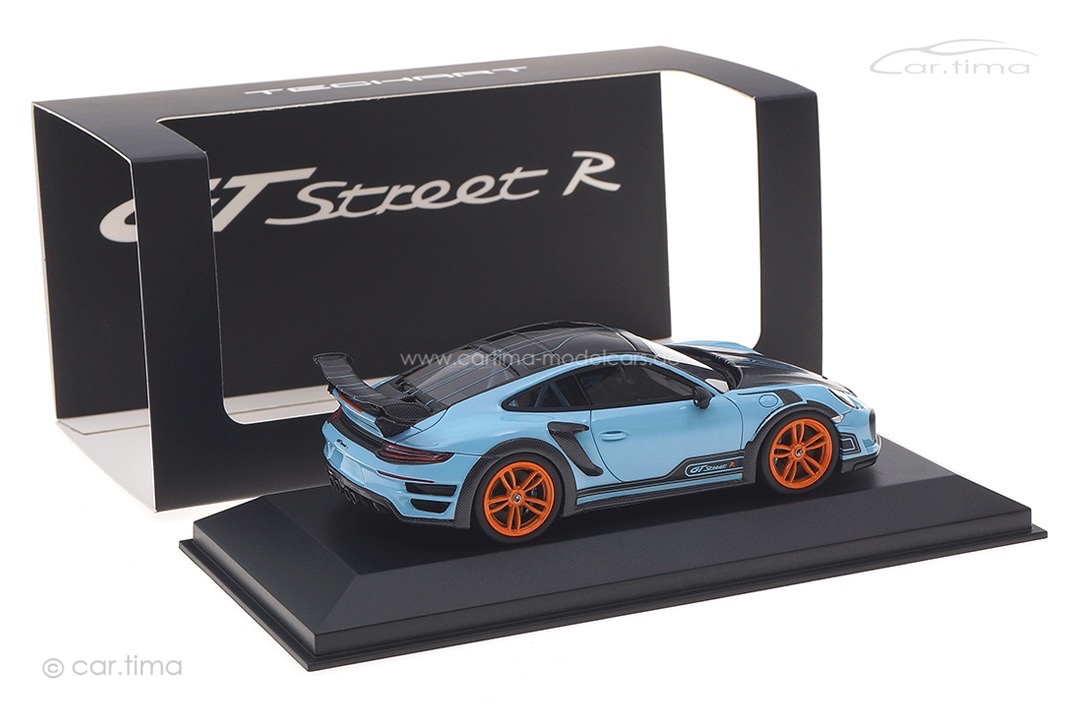 TECHART GTstreet R Gulfblau/Rad Gulforange TECHART Collection 1:43 091.992.143.008GO