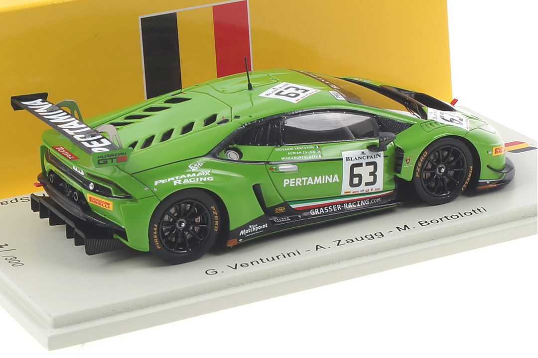 Lamborghini Huracán GT3 24h Spa 2015 Bortolotti/Venturini/Zaugg Spark 1:43 SB283