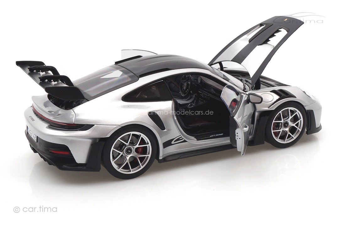 Porsche 911 (992) GT3 RS Weissach Paket GT-silbermet. Norev 1:18 187366