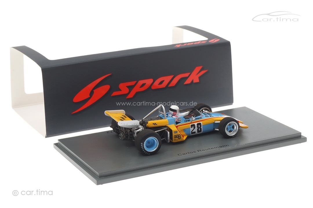 Brabham BT38 F2 Mallory Park 1972 Carlos Reutemann Spark 1:43 S7435