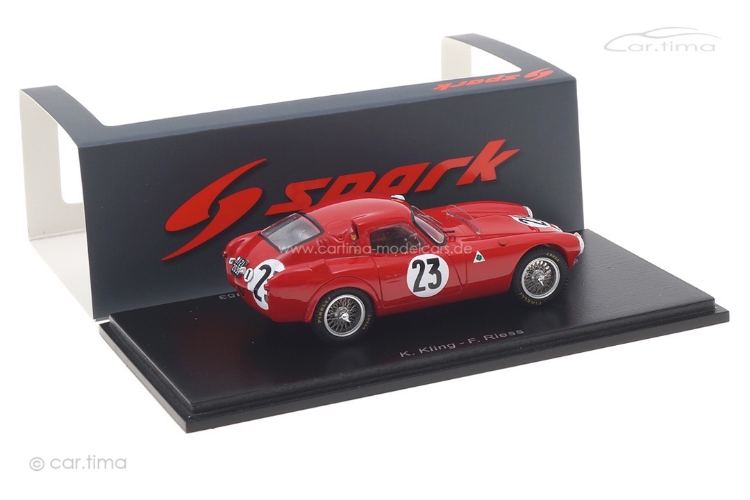 Alfa Romeo 6C 3000 CM 24h Le Mans 1953 Spark 1:43 S4704