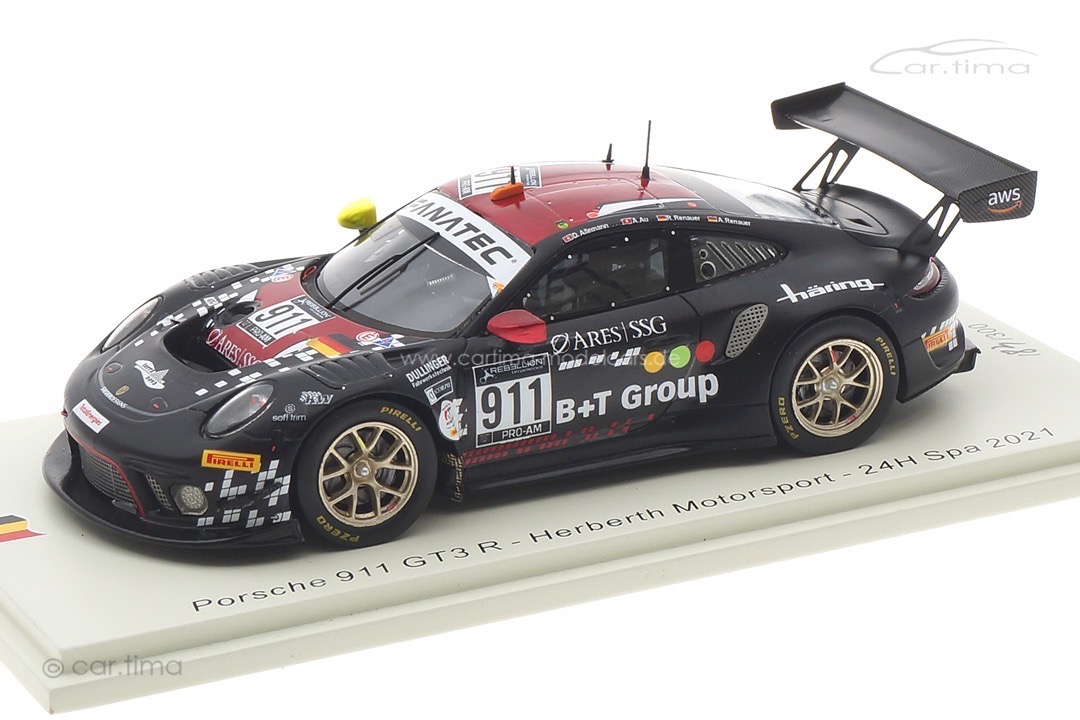 Porsche 911 GT3 R 24h Spa 2021 Au/Allemann/Renauer/Renauer Spark 1:43 SB451