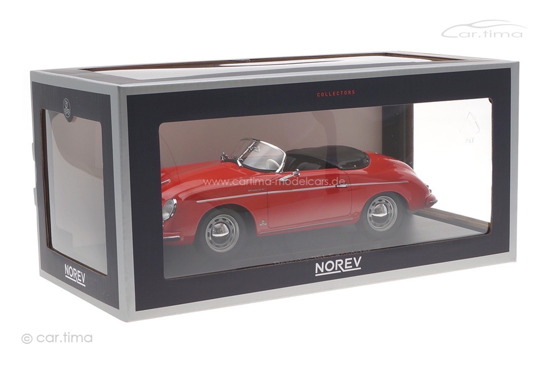 Porsche 356 Speedster 1954 rot Norev 1:18 187461