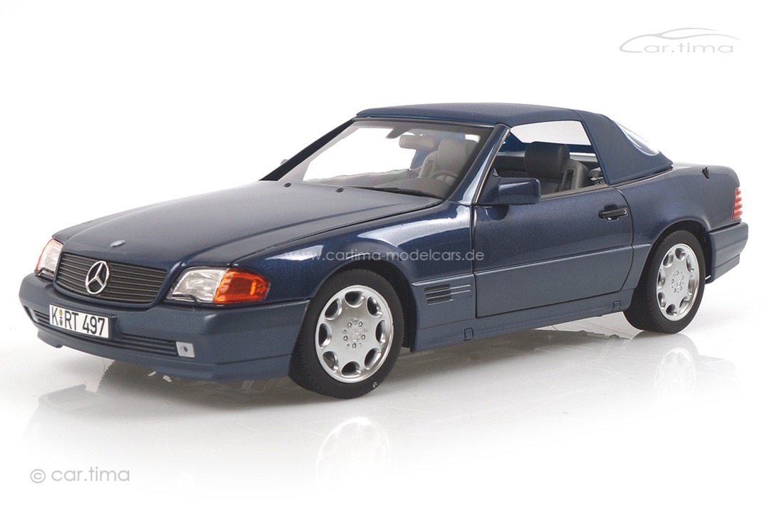 Mercedes-Benz 500 SL (R129) blau met. Norev 1:18 183717