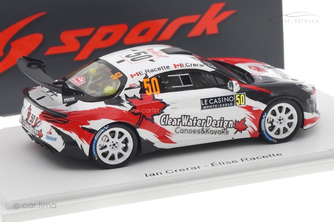 Alpine A110 Rally Rallye Monte Carlo 2022 Crerar/Racette Spark 1:43 S6702