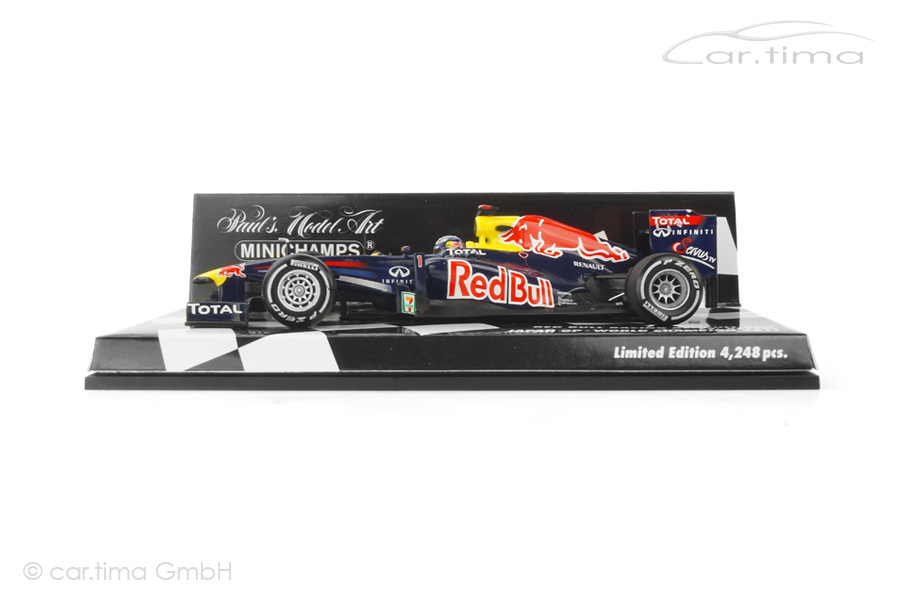 Red Bull Racing F1 RB7 Renault Winner Japan GP 2011 Sebastian Vettel Minichamps 1:43 410110301