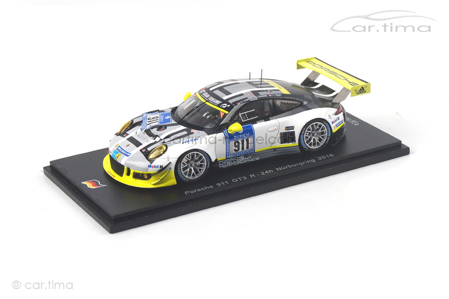 Porsche 911 (991) GT3 R 24h Nürburgring 2016 Bamber/Estre/Tandy/Pilet Spark 1:43 SG254