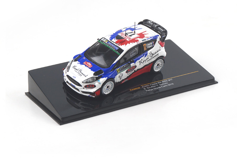 Ford Fiesta RS WRC Rally Monte Carlo 2016 Bouffier/Bellotto IXO 1:43 RAM629