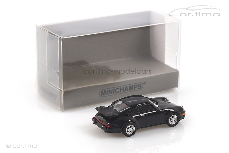 Porsche 911 (964) Turbo Schwarz Minichamps 1:87 870069104