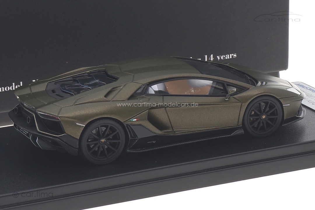 Lamborghini Aventador Ultimae Verde gea matt Looksmart 1:43 LS525E