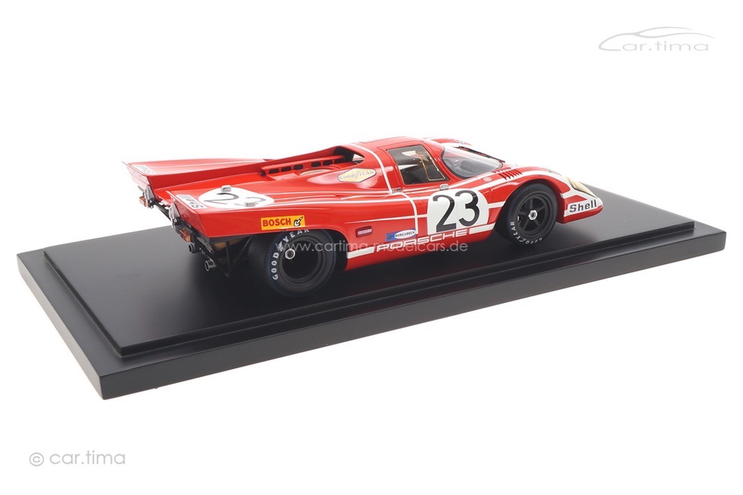 Porsche 917 K Winner 24h Le Mans 1970 Originalsignatur Hans Herrmann Spark 1:18