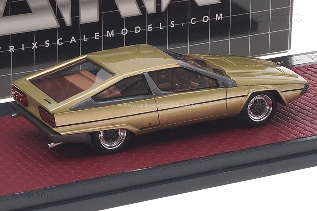 Jaguar Ascot Bertone 1977 gold met. Matrix 1:43 MX41001-182