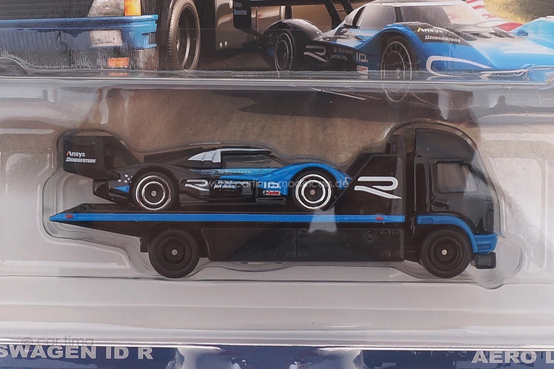 Team Transport Volkswagen ID R/Aero Lift #35 Real Riders Hot Wheels 1:64 FLF56-GRK69