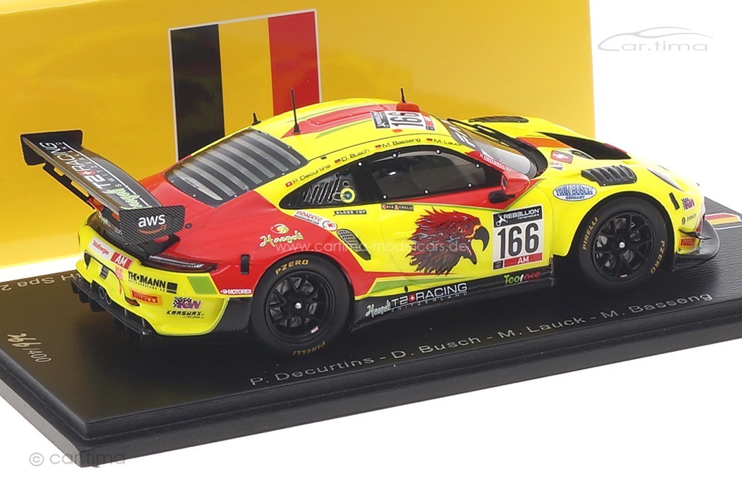 Porsche 911 GT3 R 24h Spa 2021 Decurtins/Busch/Lauck/Basseng Spark 1:43 SB456