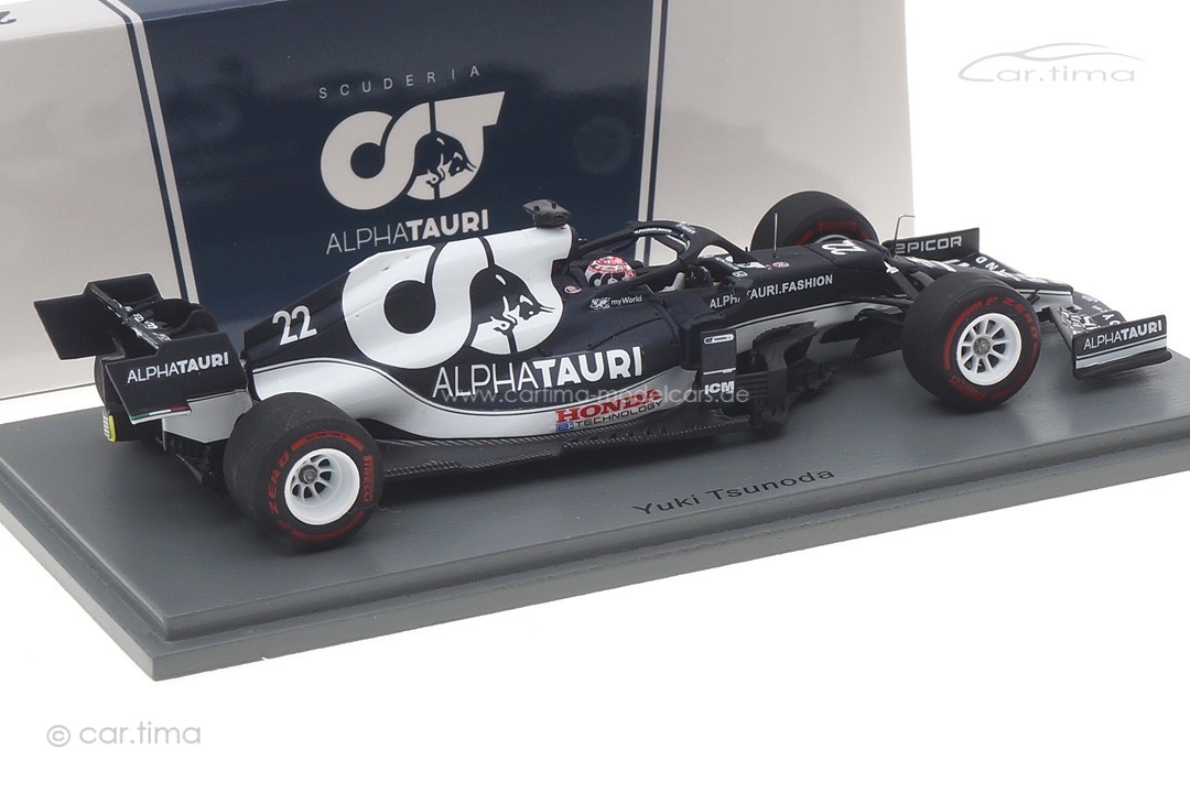 AlphaTauri AT02 GP Abu Dhabi 2021 Yuki Tsunoda Spark 1:43 S7853