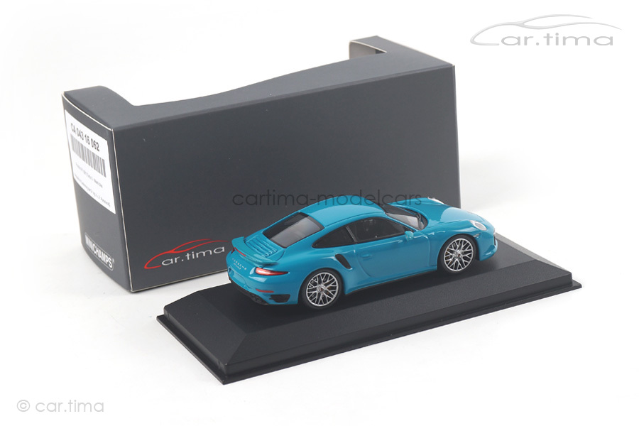 Porsche 911 (991) Turbo S Miami blau Minichamps 1:43 CA04316062