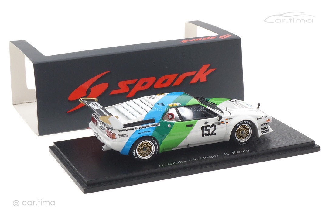 BMW M1 24h Le Mans 1985 Grohs/Heger/König Spark 1:43 S6411