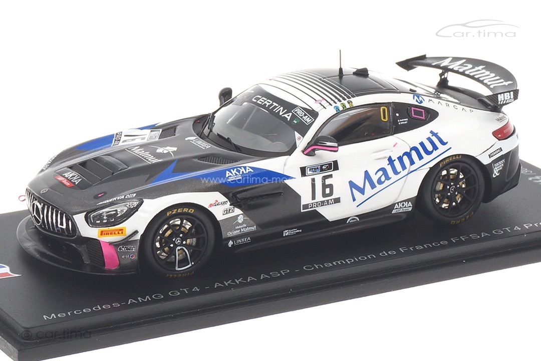 Mercedes-AMG GT4 Champion de France FFSA GT4 Pro-Am 2021 Thomas Drouet Spark 1:43 SF263