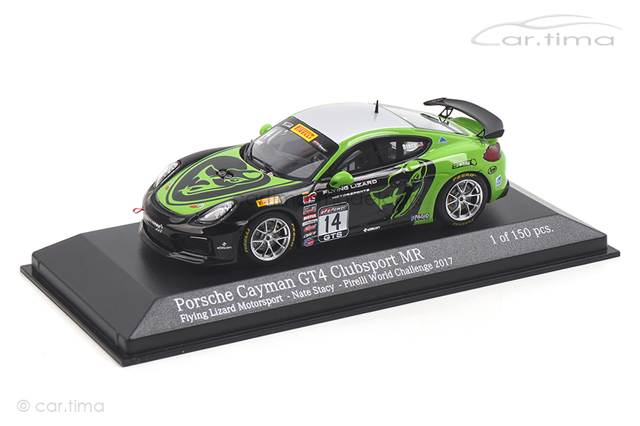 Porsche Cayman GT4 MR World Challenge 2017 Nate Stacy Minichamps 1:43 437171614