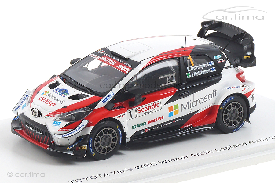 Toyota Yaris WRC Winner Arctic Lapland Rallye 2020 Rovanperä/Halttunen Spark 1:43 S6567