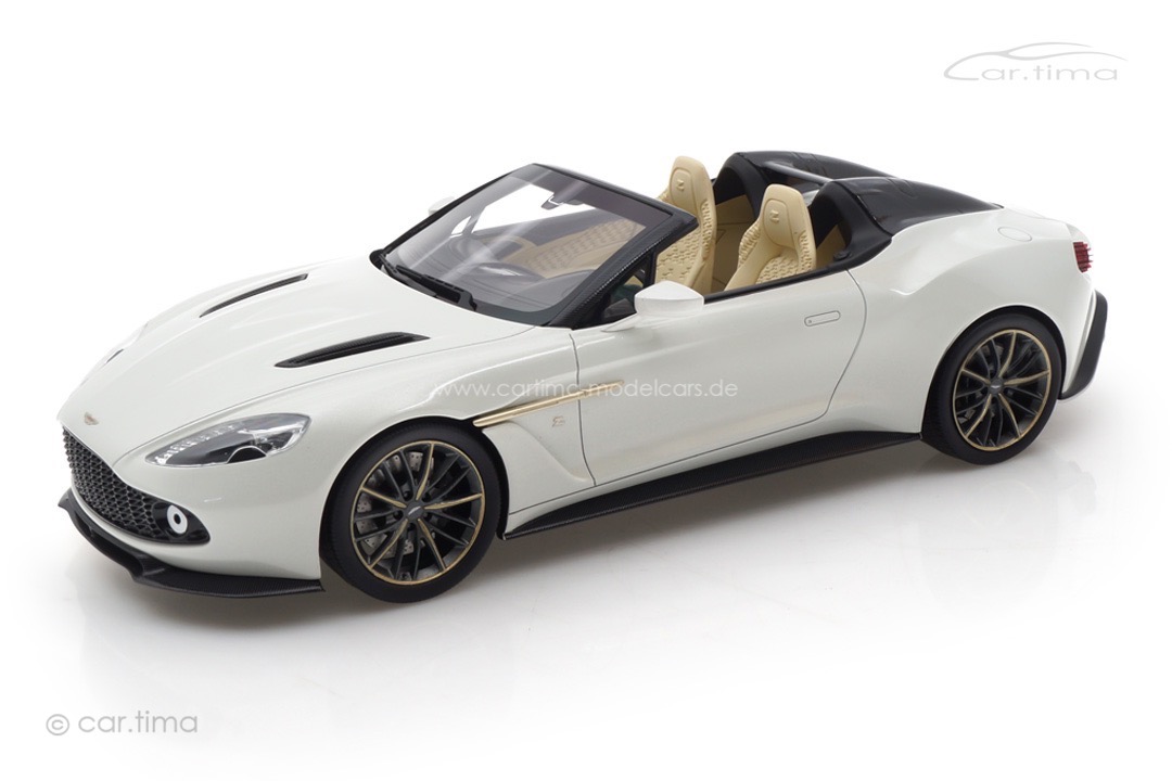 Aston Martin Vanquish Zagato Speedster Escaping White TopSpeed 1:18 TS0229