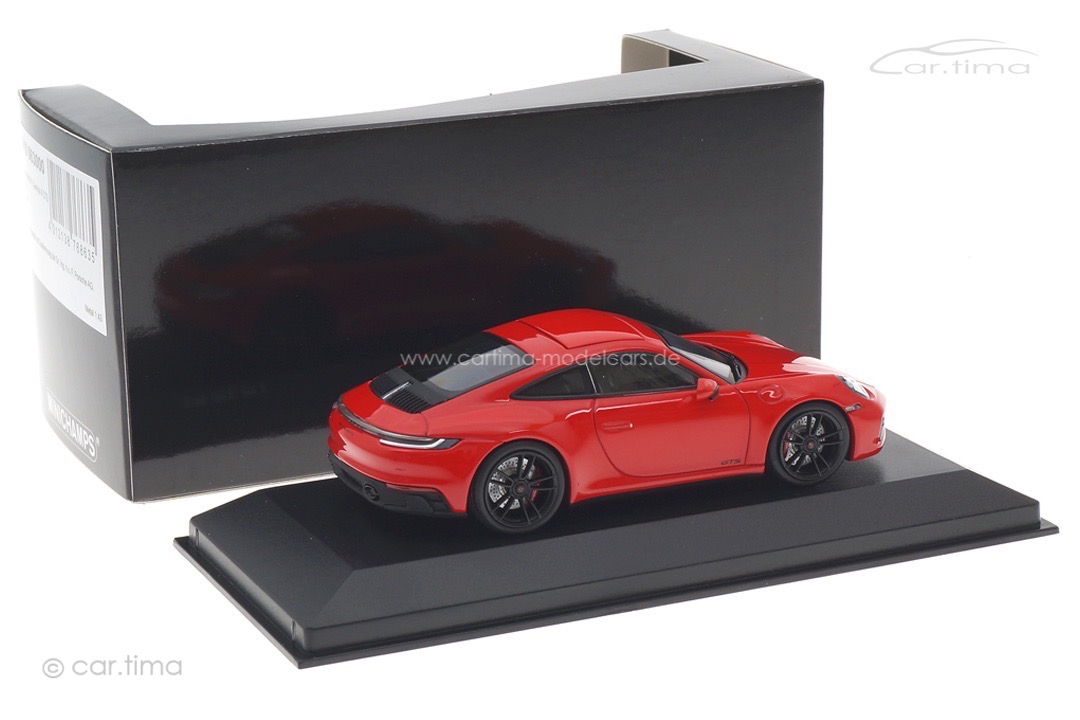 Porsche 911 (992) Carrera 4 GTS Indischrot Minichamps 1:43 410063000