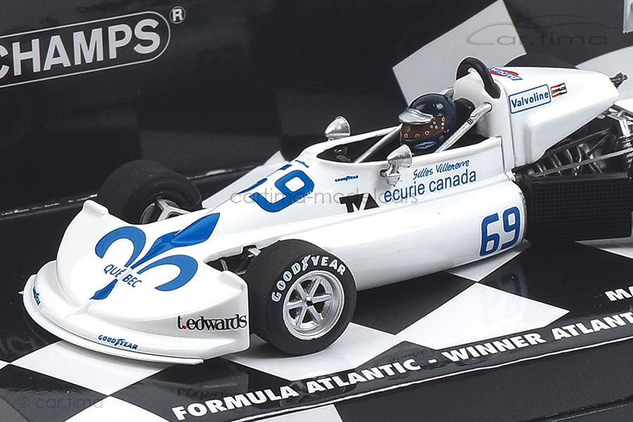 March Ford 76B Cosworth Atlantic Motorsport Park 1976 Villeneuve Minichamps 1:43 417762169