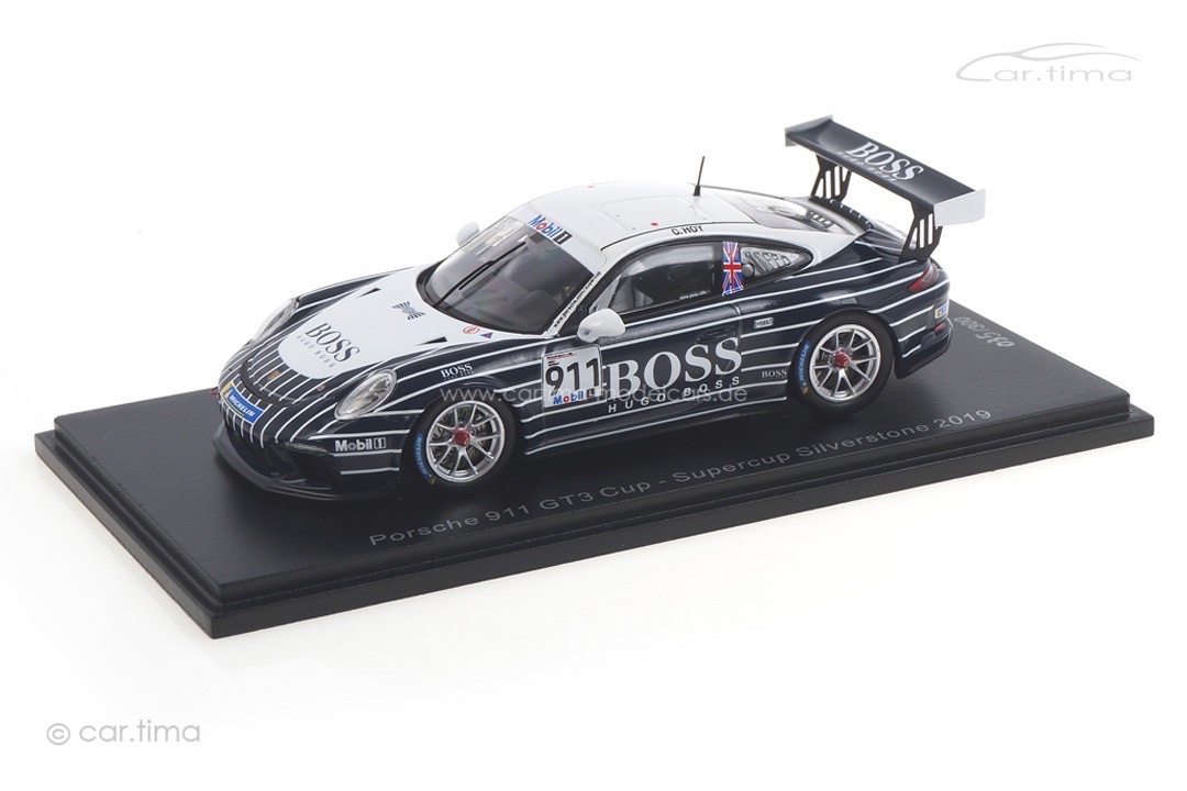 Porsche 911 GT3 Cup Supercup Silverstone 2019 Chris Hoy Spark 1:43 UK006