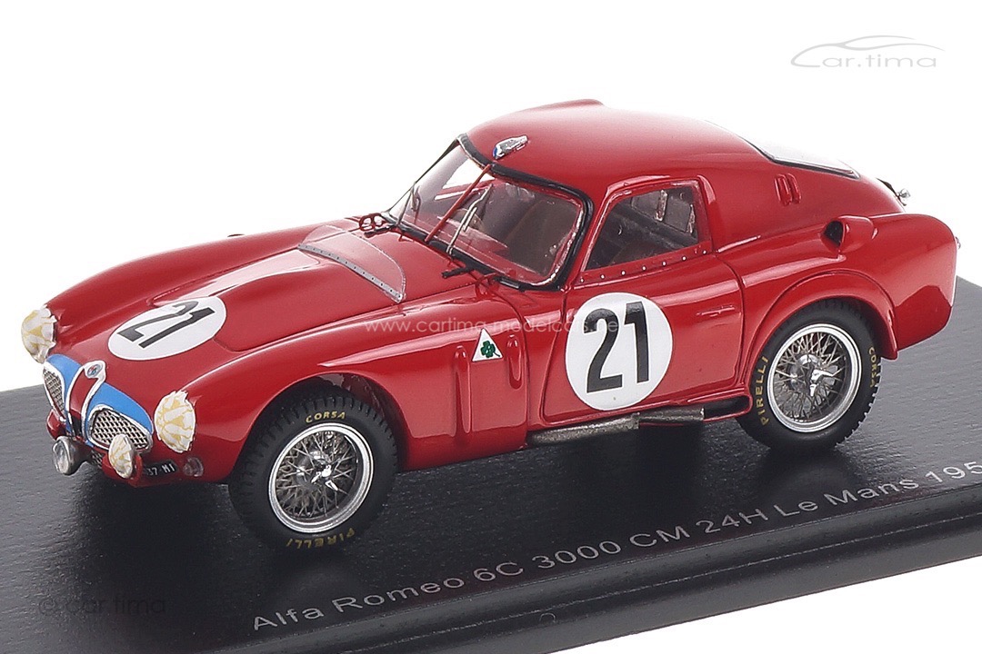 Alfa Romeo 6C 3000 CM 24h Le Mans 1953 Sanesi/Carini Spark 1:43 S4702