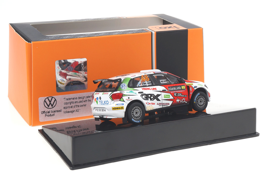 VW Polo GTI R5 Rallye Sweden 2019 Lindholm/Korhonen IXO 1:43 RAM707