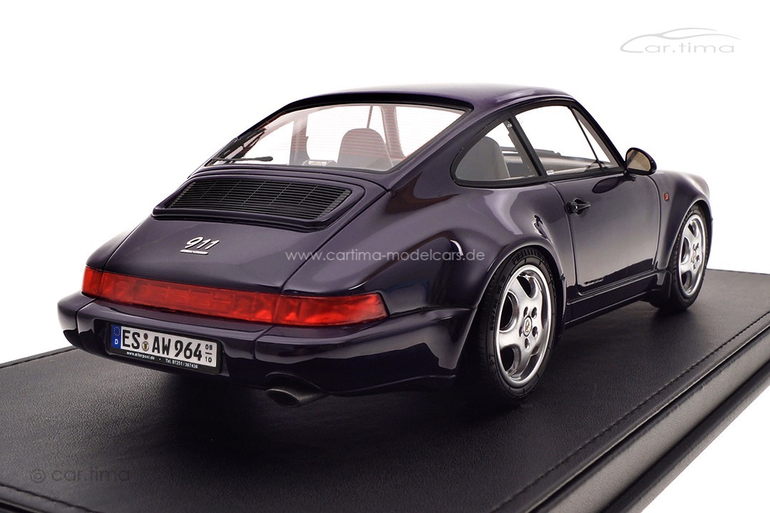 Porsche 911 (964) Carrera 4 WTL 30 Jahre 911 Viola met./Rubikon Individualisierung car.tima 1:18