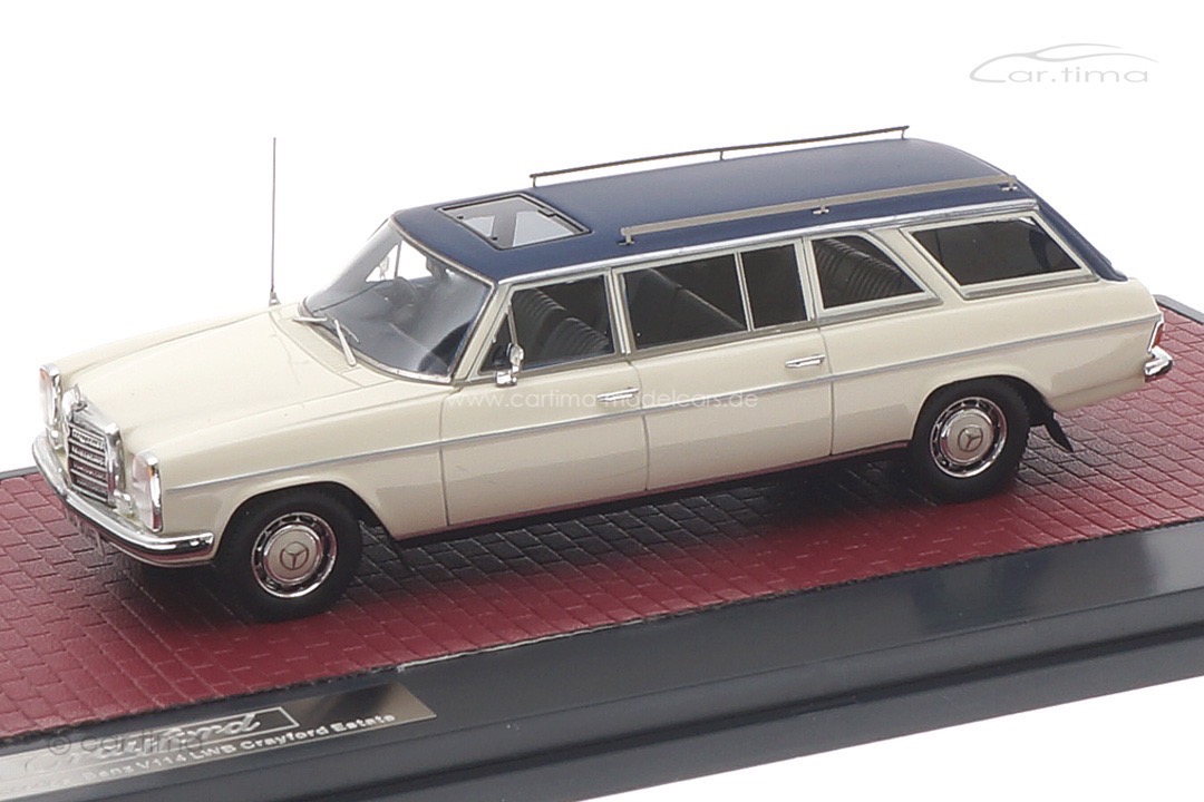 Mercedes-Benz W114 LWB Crayford Estate 1971 weiß Matrix 1:43 MX51302-211