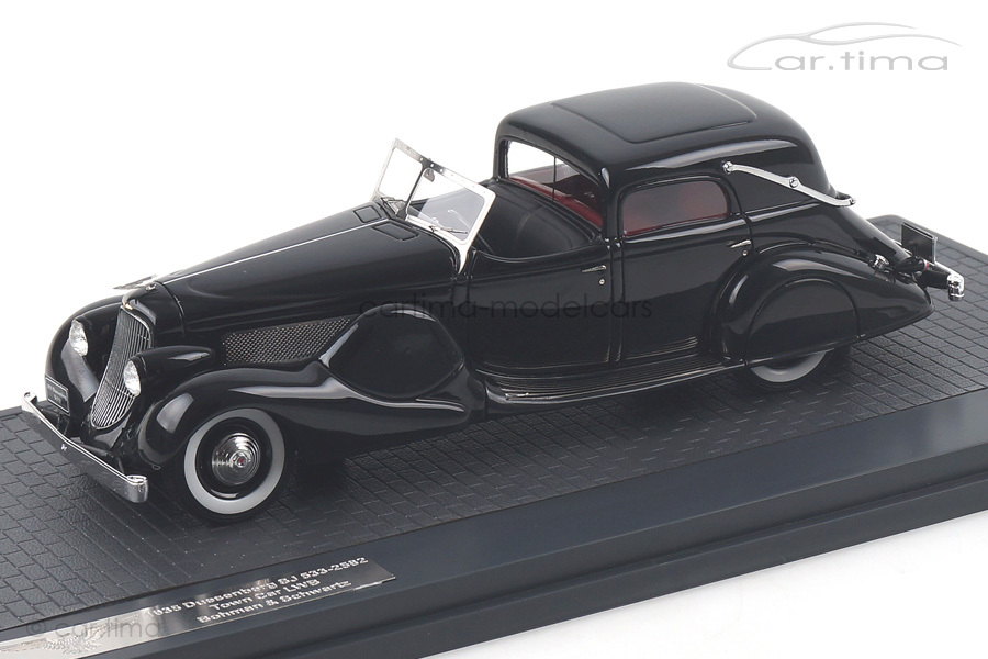 Duesenberg SJ 533-2582 Town Car Bohman & Schwartz schwarz Matrix Scale Models MX40406-031