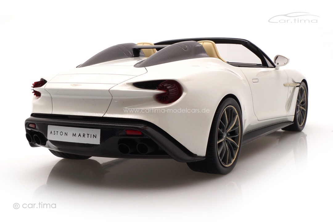 Aston Martin Vanquish Zagato Speedster Escaping White TopSpeed 1:18 TS0229