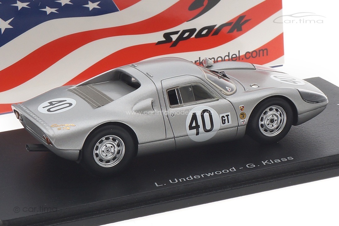 Porsche 904 GTS 12h Sebring 1965 Underwood/Klass Spark 1:43 US263