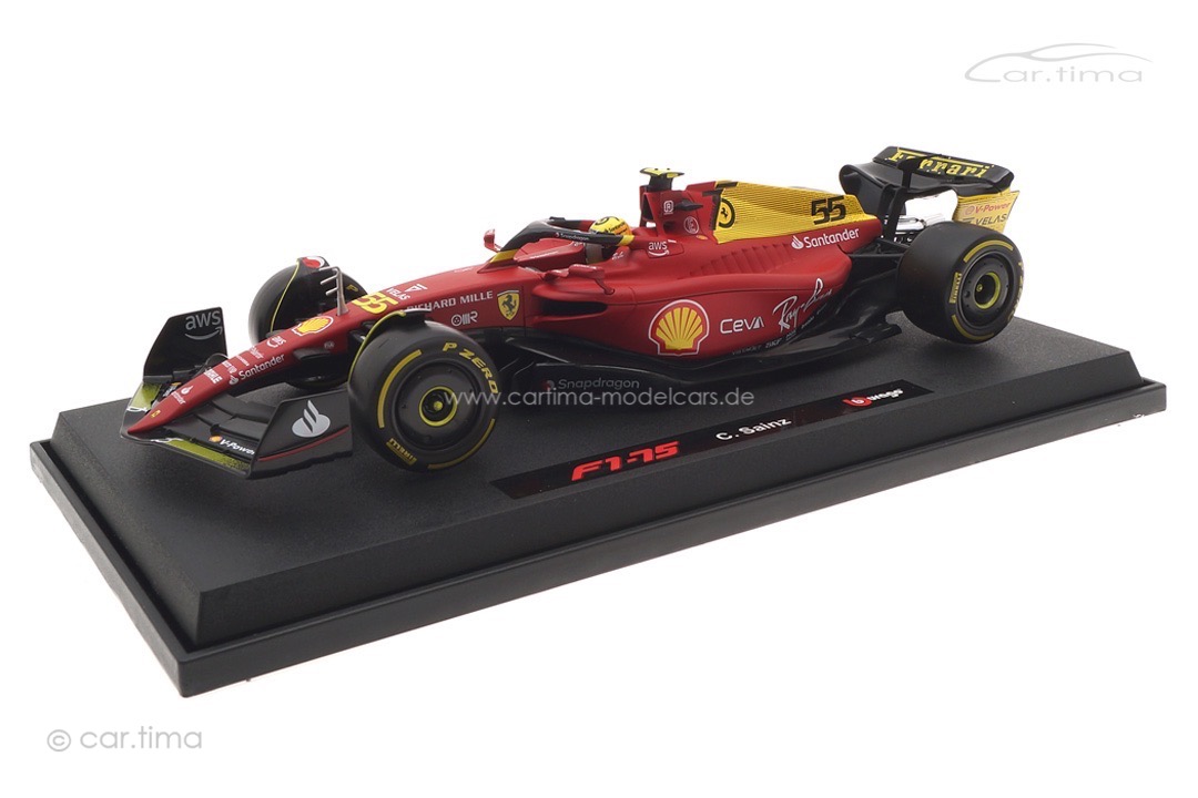 Ferrari F1-75 GP Monza 2022 Carlos Sainz Bburago 1:18 18-16811SA