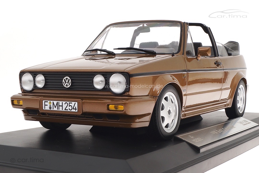 VW Golf 1 Cabriolet bronze met. Norev 1:18 188474