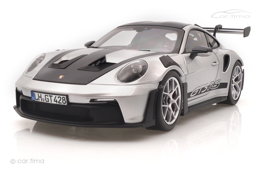 Porsche 911 (992) GT3 RS Weissach Paket GT-silbermet. Norev 1:18 187366