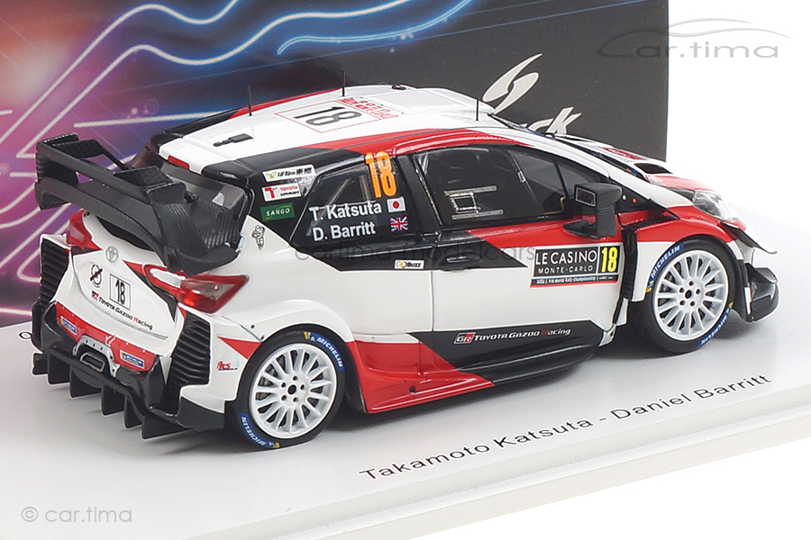 Toyota Yaris WRC Rallye Monte Carlo 2020 Katsuta/Barritt Spark 1:43 S6556