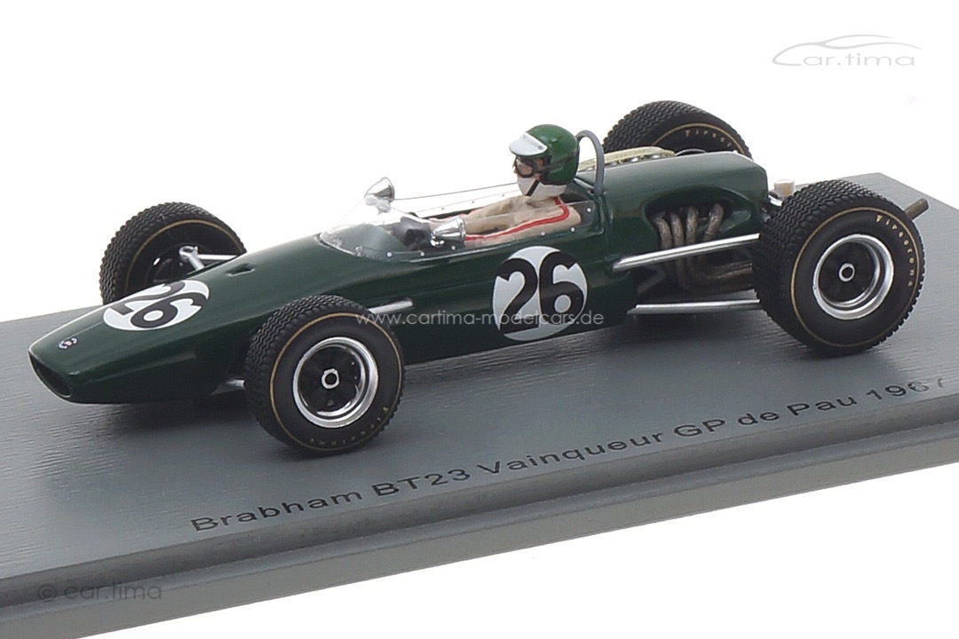 Brabham BT23 Vainqueur GP de Pau 1967 Jochen Rindt Spark 1:43 SF250