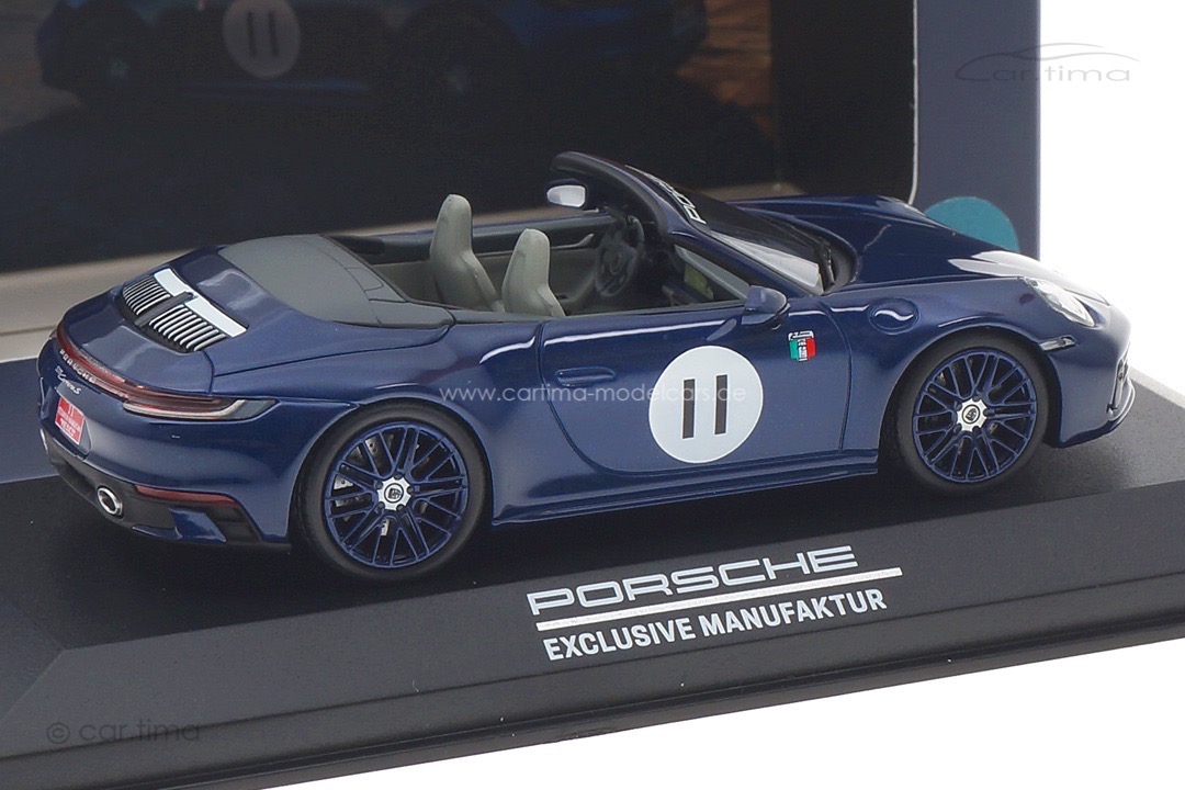 Porsche 911 (992) Carrera S Panamericana Enzianblau Minichamps 1:43 WAP0200460SCAR