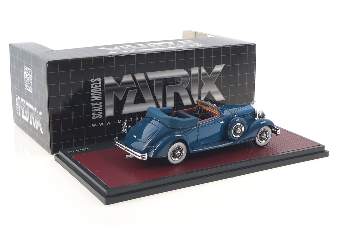 Duesenberg J-519-2548 Cabriolet D´Ieteren blau Matrix 1:43 MX40406-081