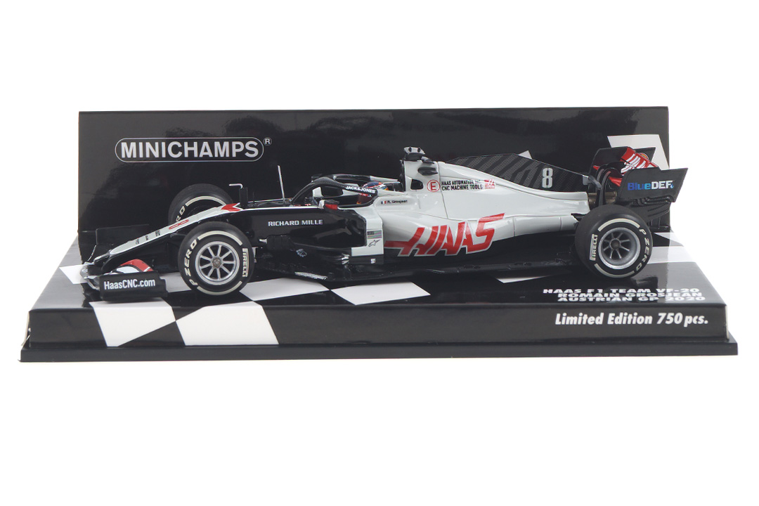 Haas F1 VF-20 Austrian GP 2020 Romain Grosjean Minichamps 1:43 417200108