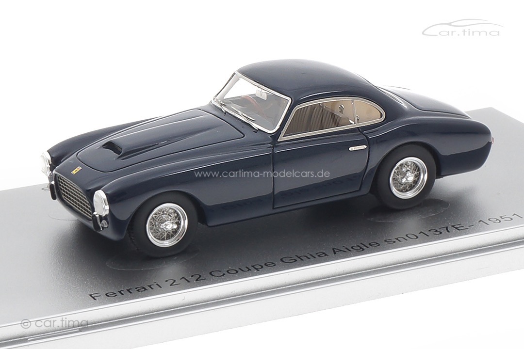 Ferrari 212 Coupé Ghia Aigle sn0137E 1951 blau Kess 1:43 KE43056291