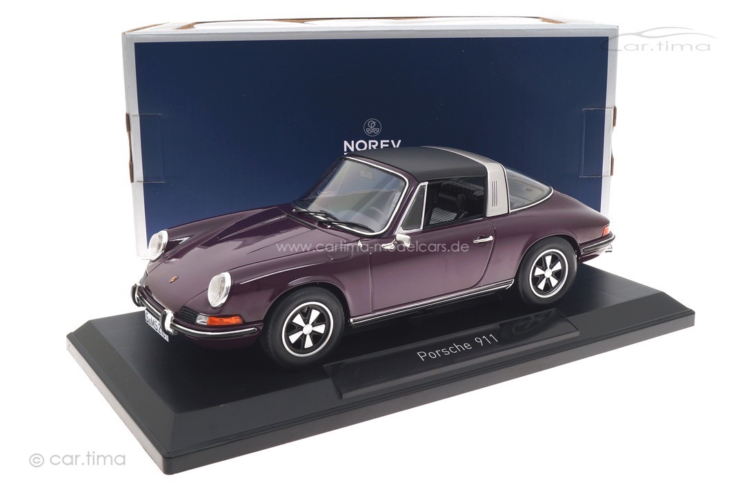 Porsche 911 Targa 1971 Aubergine Norev 1:18 187644