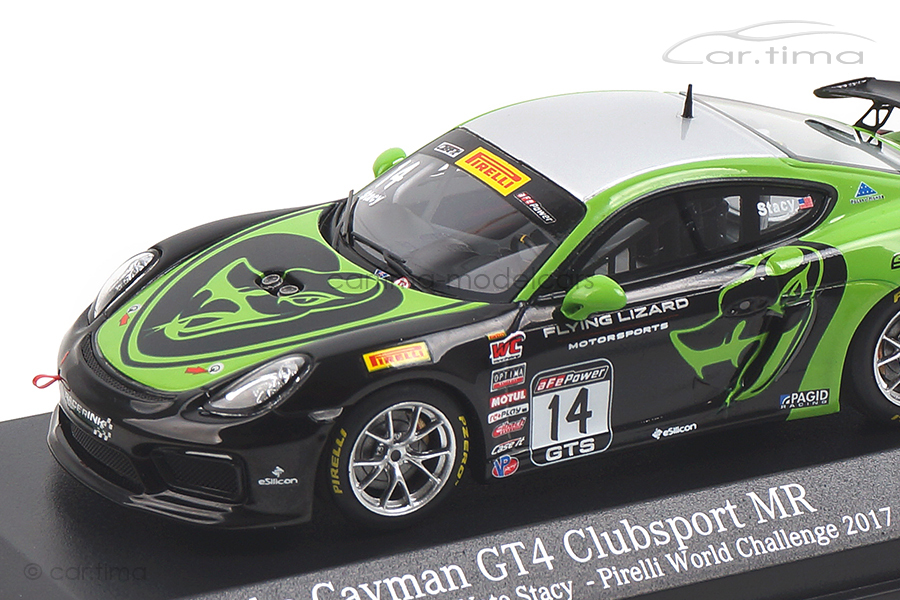 Porsche Cayman GT4 MR World Challenge 2017 Nate Stacy Minichamps 1:43 437171614