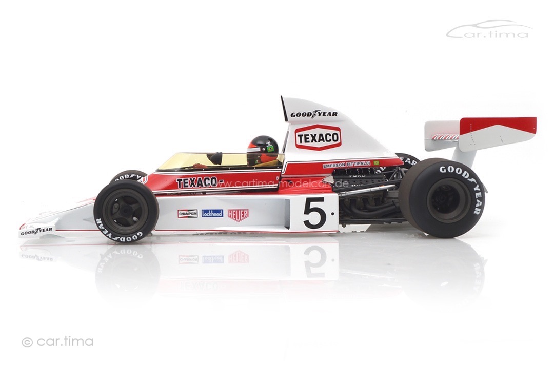 McLaren Ford M23 World Champion 1974 Emerson Fittipaldi Minichamps 1:18 186740005