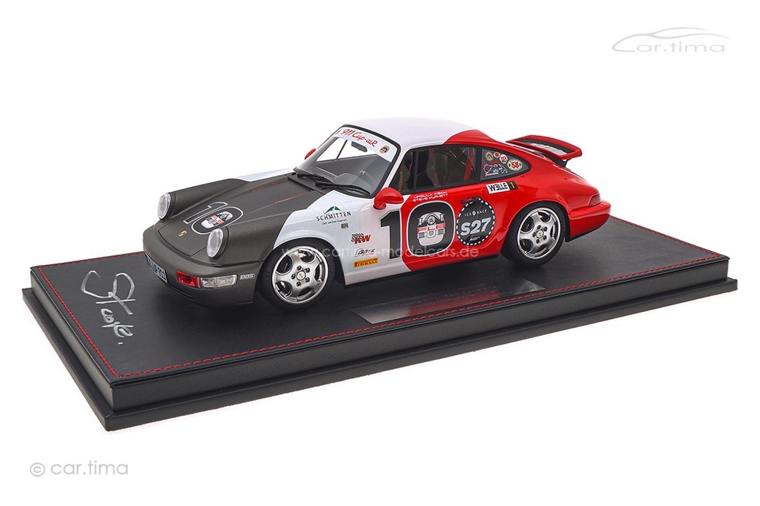 Porsche 911 (964) Carrera RS GP Ice Race Originalsignatur Stephen Murkett car.tima 1:18